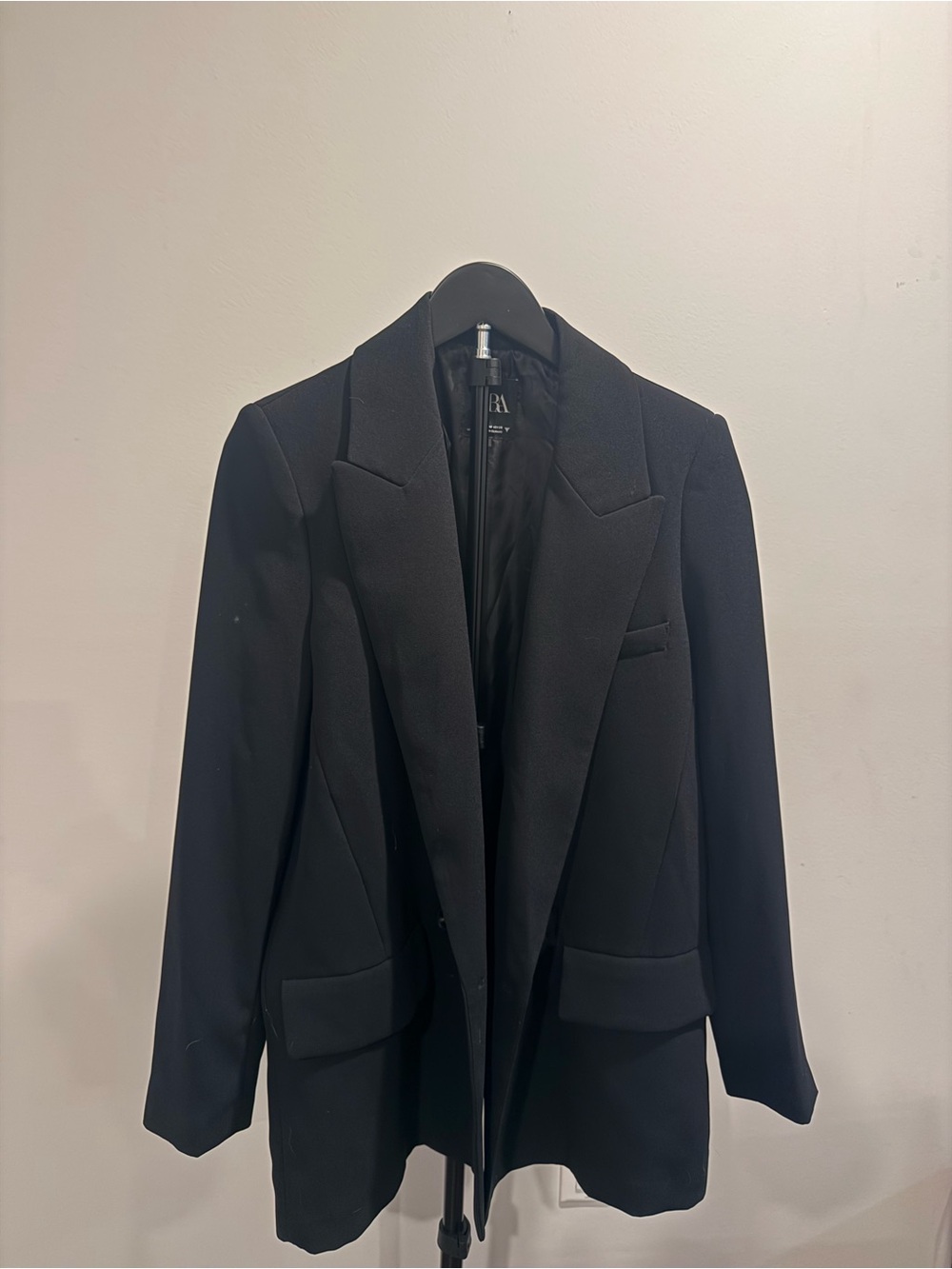 Zara Black Tailored Blazer Jacket